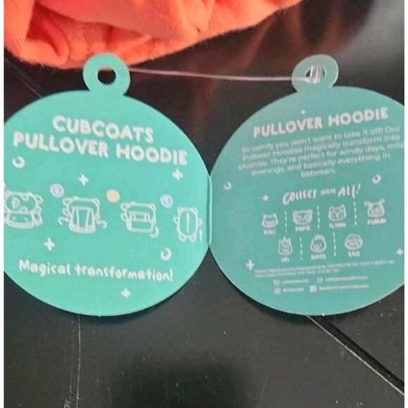 Cubcoats 2-in-1 Hoodie & Plush Brick Red Fox | Size 6-7 | NWT - Picture 4 of 7